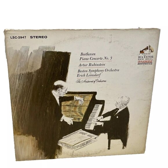 Beethoven Piano Concerto No. 3 (Vinyl, 1967) RCA Victor Red Seal LSC 2947 Good - Picture 1 of 12